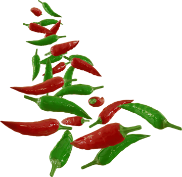 red and green chili png