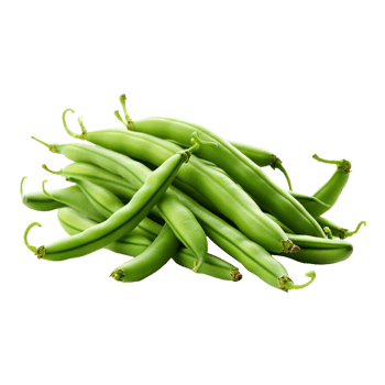 Green beans isolated on transparent background png