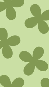 Seamless green clover pattern or background vector