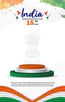 india independence day background vector