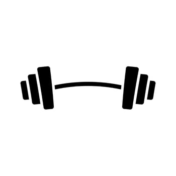 barbell icon design vector