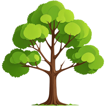 Flat Design Tree Icon png