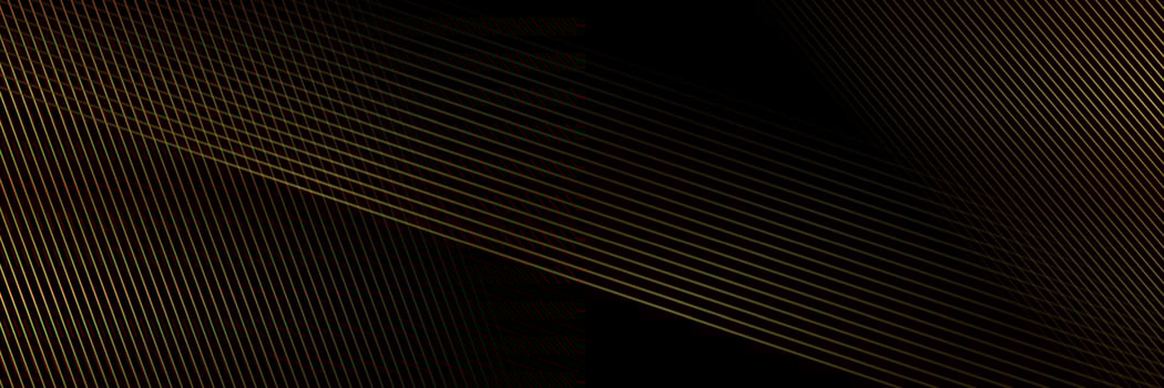Golden geometric lines abstract hi-tech background vector