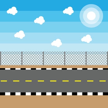 Game Racing Arena vector