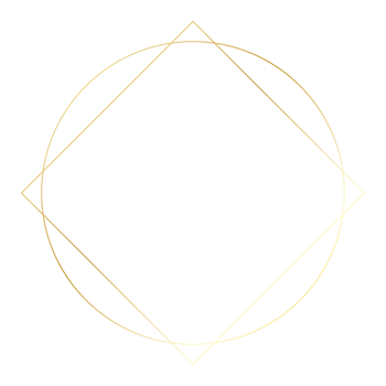 gold circle and square png
