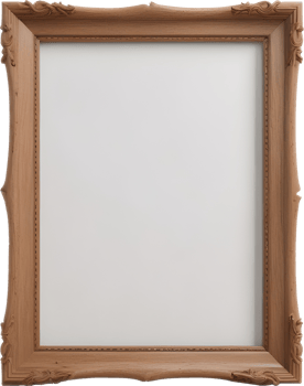 Wood frame photo png