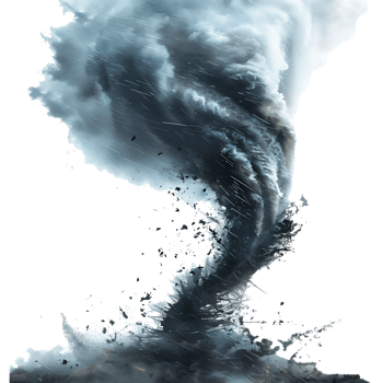 Tornado on Transparent Background png