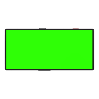 Clear view smartphone greenscreen landscape png