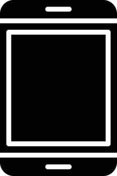 Mobile Glyph Icon Design vector