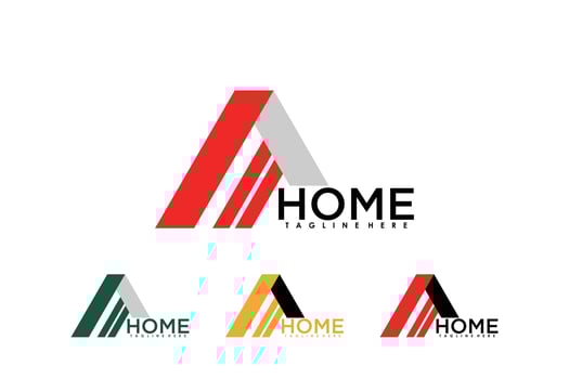 house design with modern illustrations vector