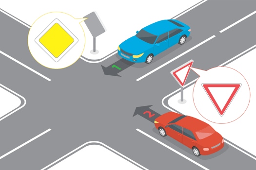 3D Isometric Flat Conceptual Illustration of Priority On Crossroads png
