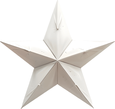 a star shaped object with a transparent background png