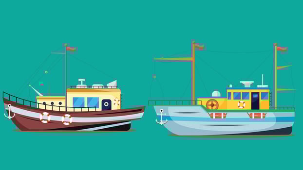Transportation different vehicles isolated graphic elements vector