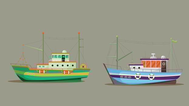 Transportation different vehicles isolated graphic elements vector