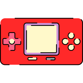 Cute Game Console for Kids Isolated Transparent Background png