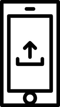Upload icon symbol image vector