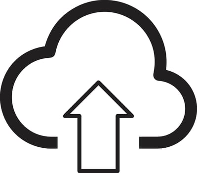 Upload icon symbol image vector