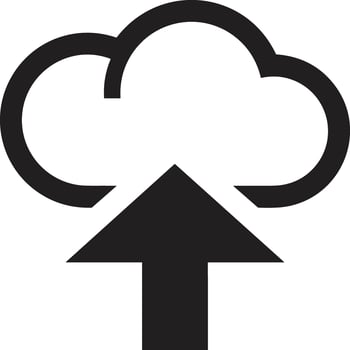 Upload icon symbol image vector
