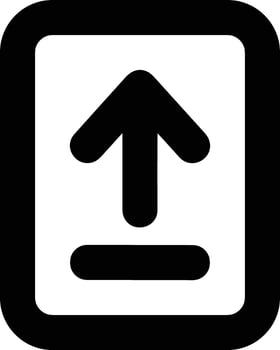 Upload icon symbol image vector