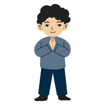 Cute Islamic boy character png