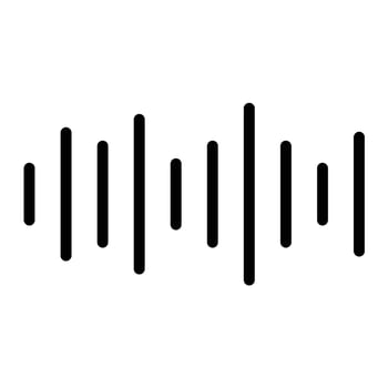 Soundtrack Line Icon Design vector