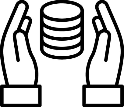Value Line Icon Design vector