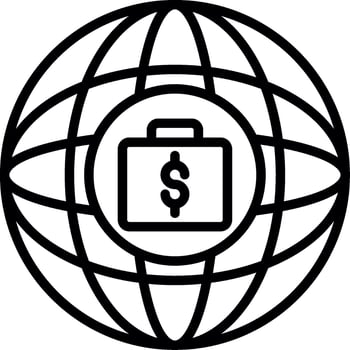 Global Line Icon Design vector