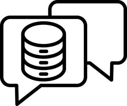 Chat Line Icon Design vector
