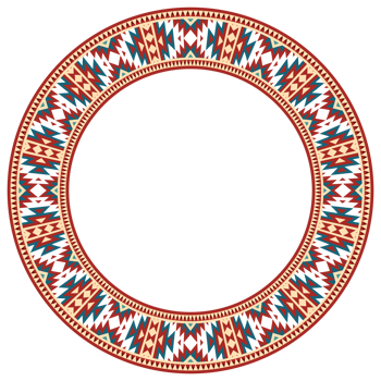 Vintage frame border ornament. Ethnic seamless round pattern. Mandala Floral Baroque. Classic antique ornate element. Decorative border for frame, textile, fabric, rug, tattoo, ceramic. png