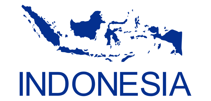 Indonesian Map in Blue Color, Map of Indonesia, can use for App, Art Illustration, Website, Pictogram, Infographic or Graphic Design Element png