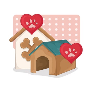 Illustration of pet care vector
