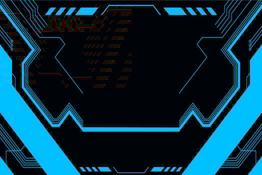 light blue tech line dark background vector