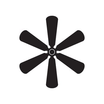 icon propeller design vector