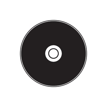disc icon design vector