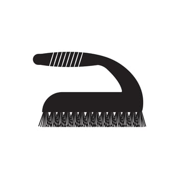 toilet brush icon vector