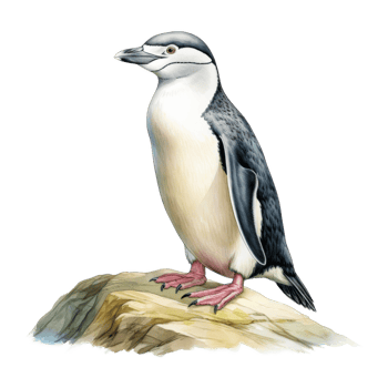 Chinstrap Penguin, Animal Illustration. Watercolor Style png