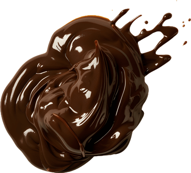 chocolate melting transparent background png