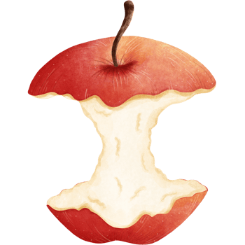 Delicious red apples png