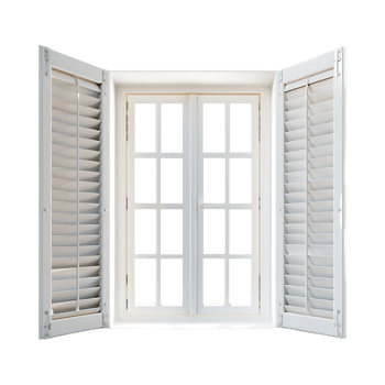 Wooden Vintage Window on Transparent Background png