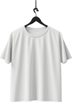 white t - shirt on a hanger png
