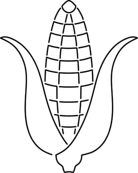 Doodle corn clipart Food clipart vector