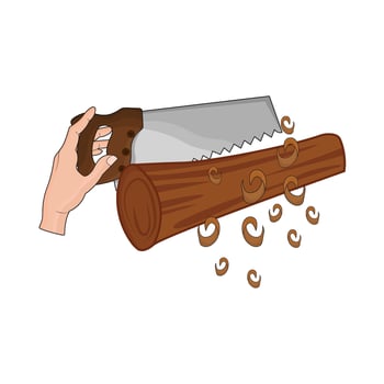 illustration of saw vector