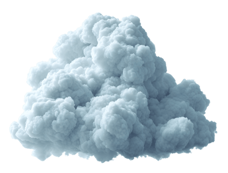 Fluffy Cloud, Atmospheric Weather Concept png