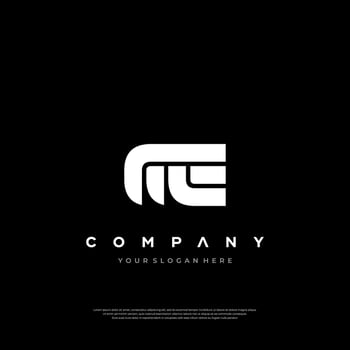 Bold ME Typography Logo vector