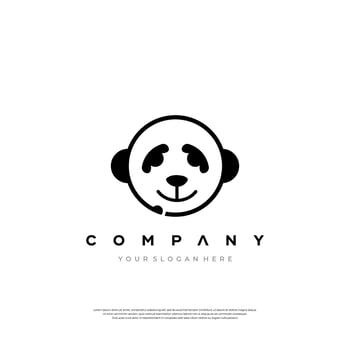 Panda Audio Essence Logo vector