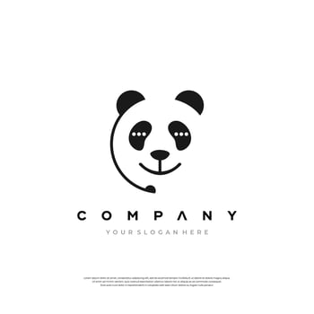 Panda Panache Bold and Beautiful vector