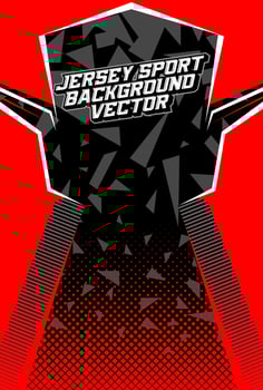 Background pattern for sports jersey, race shirt, running shirt, activity shirt, polo shirt, red, half tone. vector