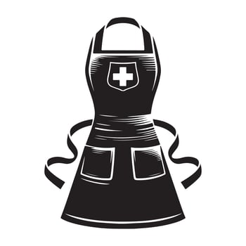 Doctor nurse vectors silhouette