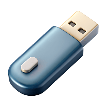 USB Flash Drive 3d Item png