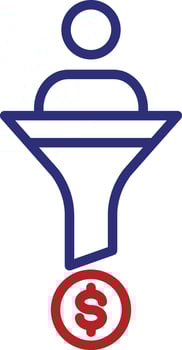 Lead Line Two Color Icon vector